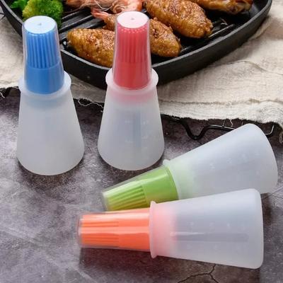 3 Stück Silikon BBQ Ölflaschenpinsel mit flachem Boden Leicht zu reinigen Geeignet für alle Kochgeschirre Kochgeschirr Grillwerkzeug