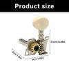 6Pieces Metal Guitar Tuning Machines Suitable for Professional Musicians Seeking Superior Sound and Robust Construction
