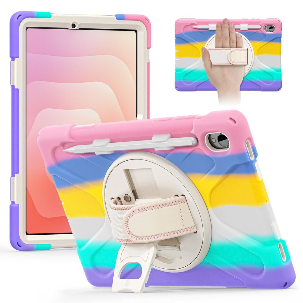 Armor Kids Case For Samsung Galaxy Tab S11 11 Inch SM-X730 SM-X736 SM-X736B Tablet Cover Hard PC Stand Shockproof With Strap