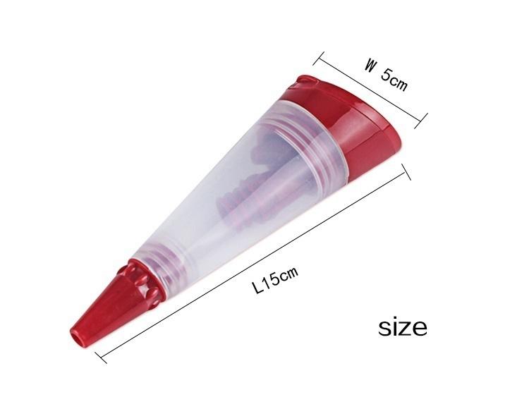 1 Set Decorative Pen 3pcs Nozzles Syringe Cylinder Silicone Pastry Cookie Icing Pen Cake Tool Cake Mold