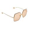 Gucci Frame Series Brand Logo Design Metal Irregular Shape Sunglasses Women Sunglasses GG0536S