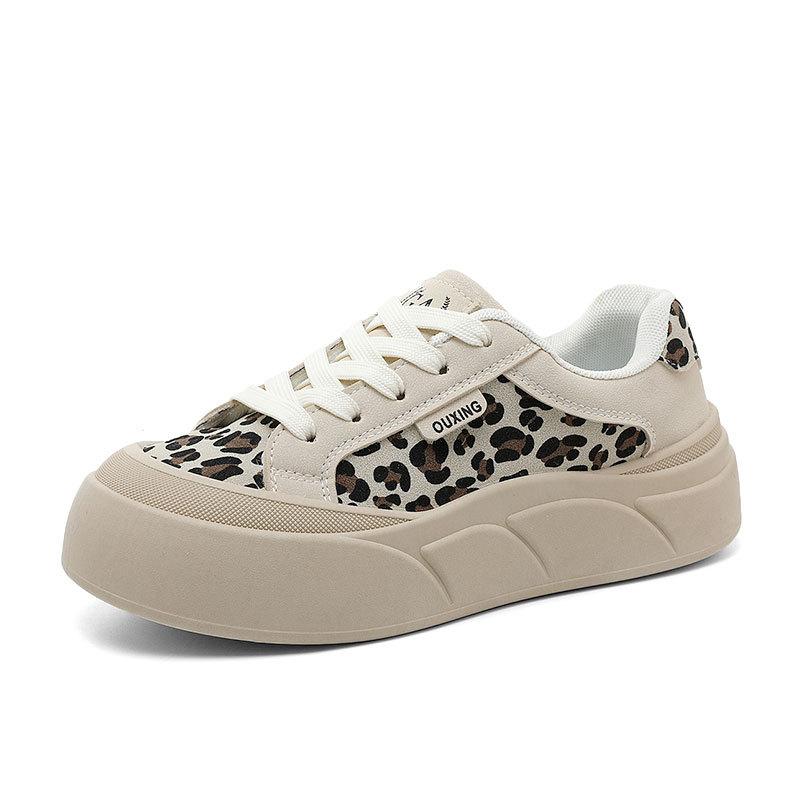 Móda 2025 Jaro Nové Boty Nízkého Střihu Prodyšné Bílé Boty Dámské Korejská Edice Ležérní Tenisky Módní A Všestranné Boty s Tlustou Podrážkou