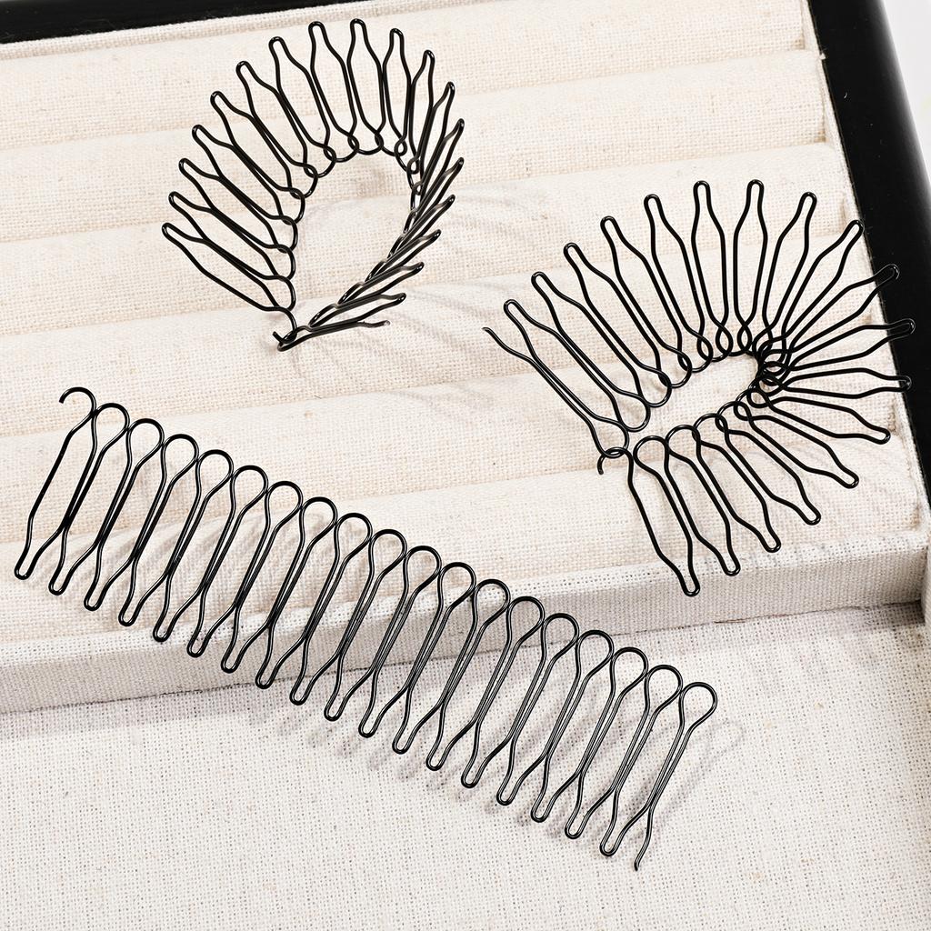1/3Pcs Base U Shape Hair Styling Accessories for Women Girls French Twist Updo Bun Holder Tools Invisible Broken Hair Hairpin
