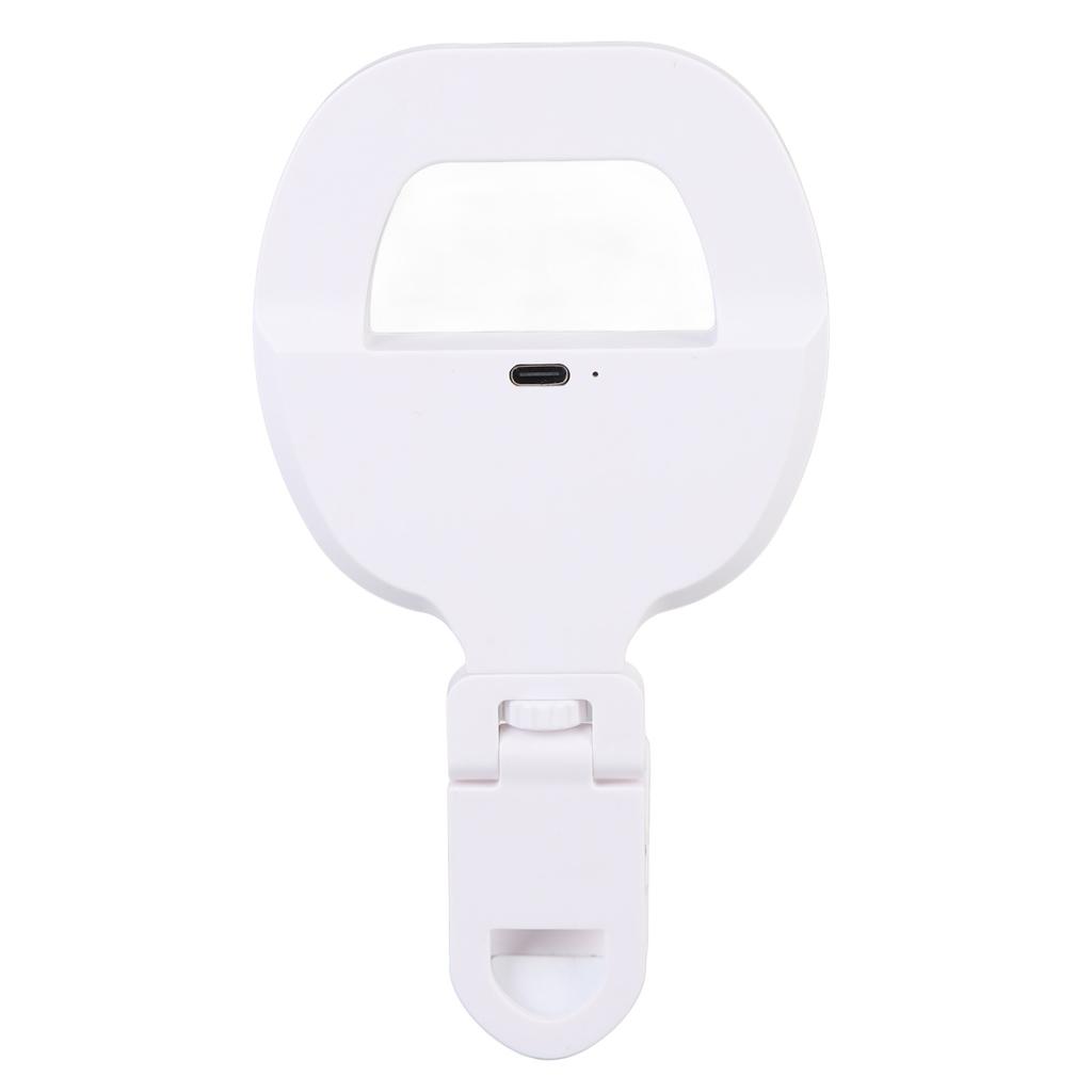 RGB Video Light with Clip 3 Color Temperature 5 Brightness Settings Rechargeable 2700-6500K CRI Ra95