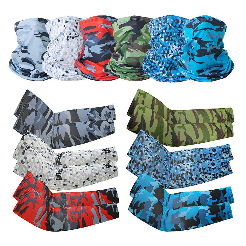Cheap Arm Sleeves Ice Breathable Quick Dry Face Cover hat Balaclava Hat