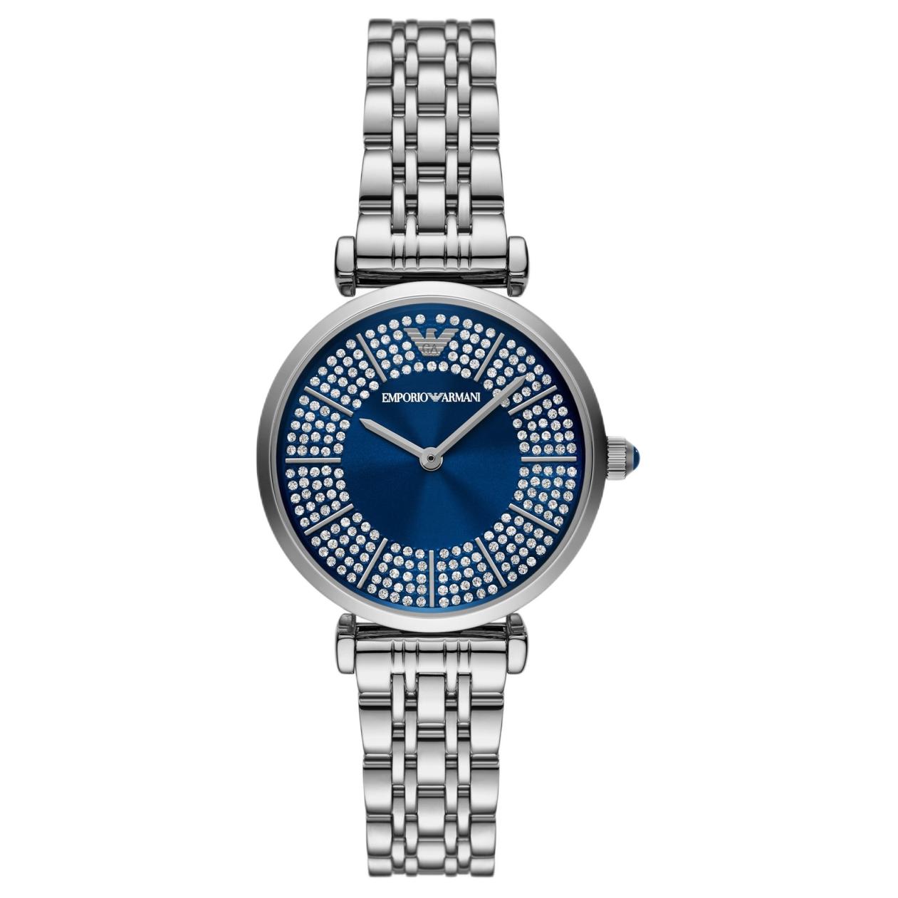 

EMPORIO ARMANI Two Hand Stainless Steel Watch AR11627_NLP_NLC Blue Dial