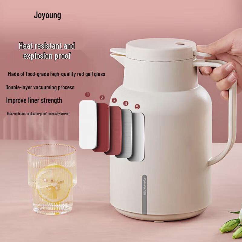 Joyoung Glass Liner Insulated Water Kettle 1.45L