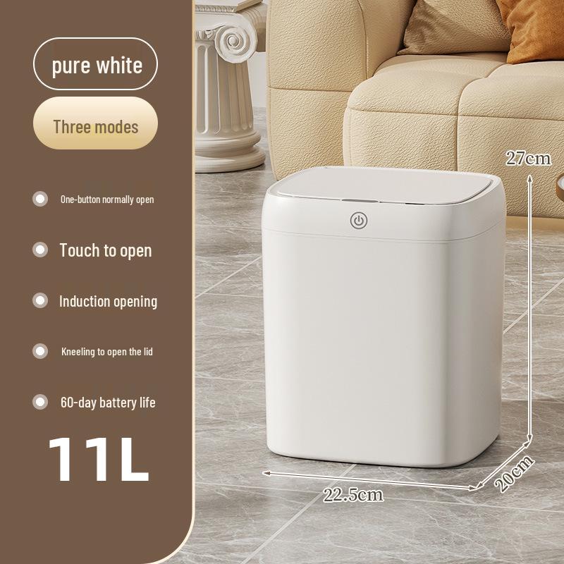 Cubo de Basura Inteligente con Sensor para Cocina, Baño y Dormitorio - Diseño de Lujo