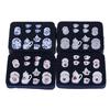 15Pcs 1:12 Miniature Porcelain Tea Cup Set Chintz Flower Tableware Kitchen Dollhouse Furniture Toys For Children Teapot DIY Toys