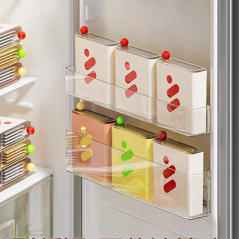 Sheet Mask Storage Box Home Refrigerator Facial Mask Fresh-Keeping Box Dust Cosmetics Organizer Box Sealed Moisturizing Box