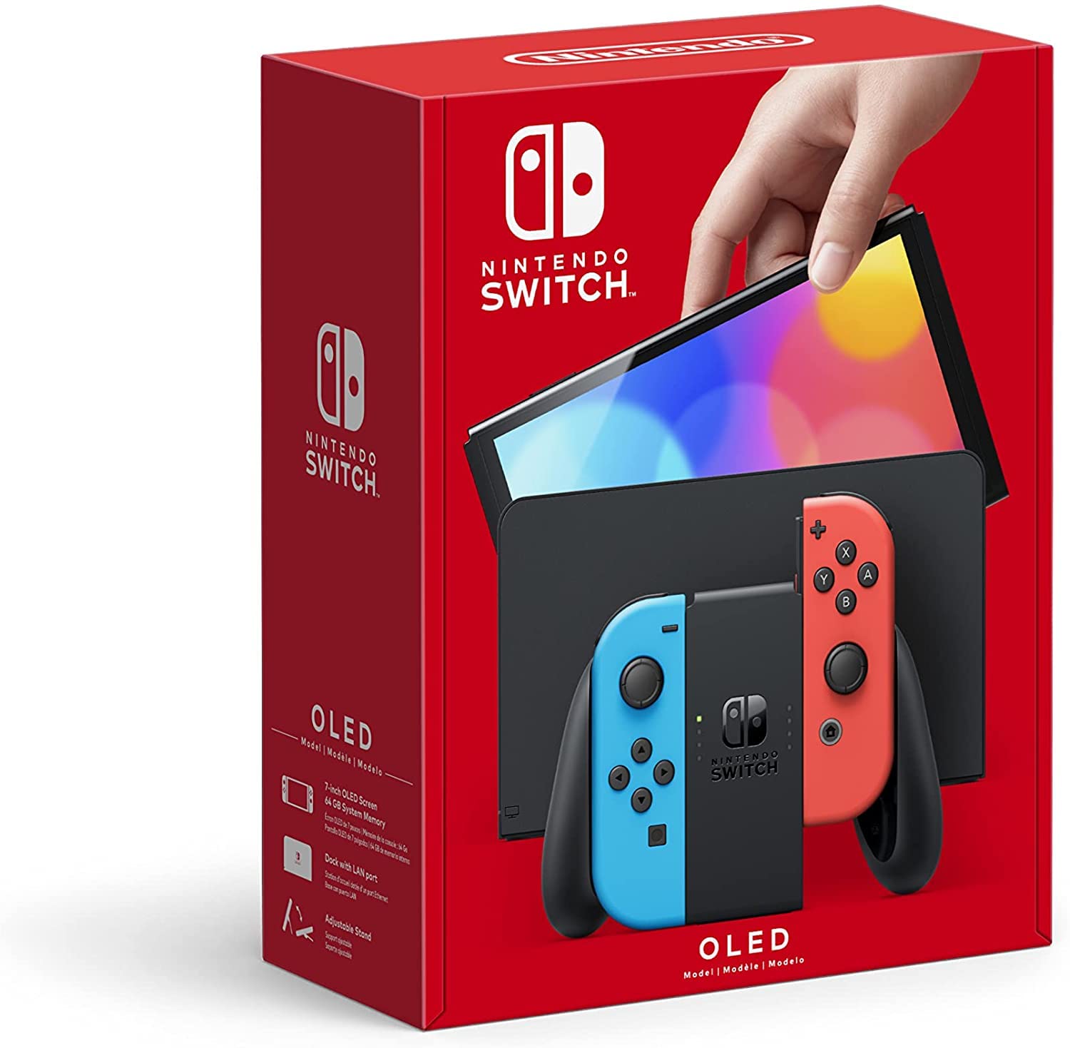 

Nintendo Switch EL Neon Neon Red (органічна модель) Joy-Con (L) Синій/(R)