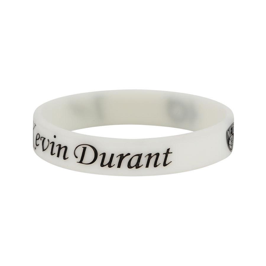 Kevin Durant Autographed Douyin Warriors Silicone Wristband Gift Bracelet with 'God Hand' KD Ring - Collector's Edition