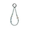 Handmade Pearl and Crystal Beaded Mobile Phone Lanyard