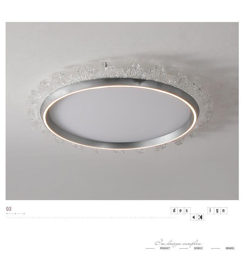 Modern Smart Bedroom Ceiling Light, Full Spectrum Eye-Care, Luxury Design