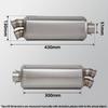 For CFMOTO 450MT ADV 450 MT Adventure Full System Motorcycle Exhaust S9 Muffler with DB Killer Front Link Manifold