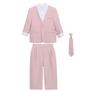 Completo da Bambino Primavera Nuovo Set Smoking Formale per Ragazzo Blazer Cravatta Pantaloni Set per Pianoforte Presentatore Discorso Cerimonia Outfit Scolastico Bambino Piccolo 8 10 Anni
