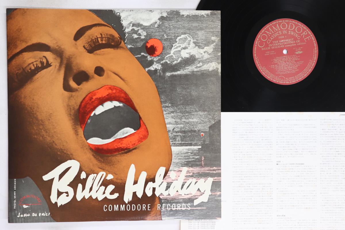 

LP Пластинка BILLIE HOLIDAY - Greatest Interpretations GXC3143 COMMODORE 1979 Япония Джаз Б/У