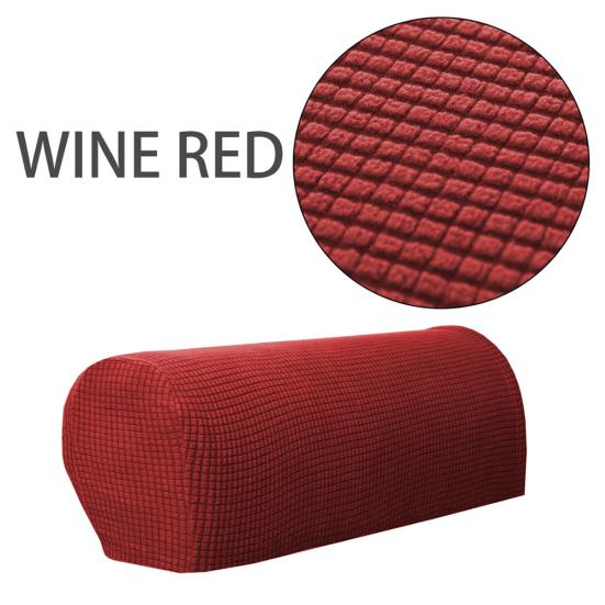 2Pcs Furniture Sofa Armrest Cover Couch Chair Arm Case Mat Removable Protector