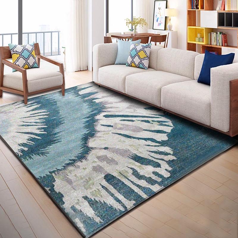 Modern Nordic Rectangular Carpet for Living Room, Bedroom, and Sofa Area