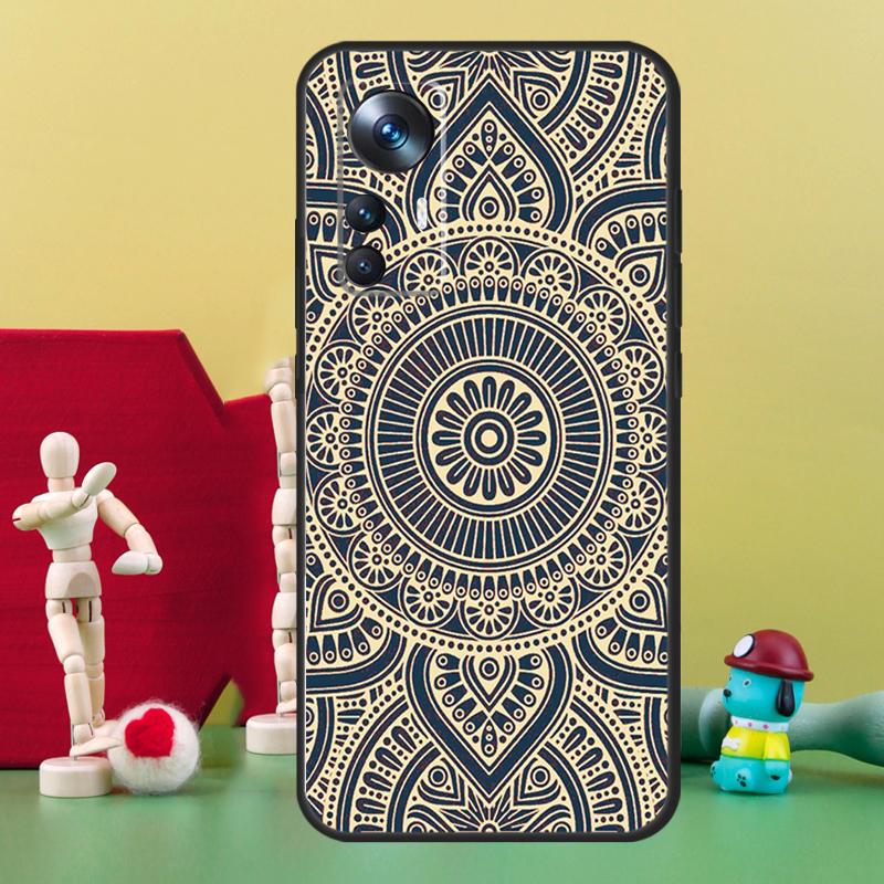 Mandala Flower Totem Case For Xiaomi 15T 14T 13T 14 15 Ultra 17 Pro Max POCO F8 Ultra F5 F6 F7 X5 X6 X7 Pro Cover