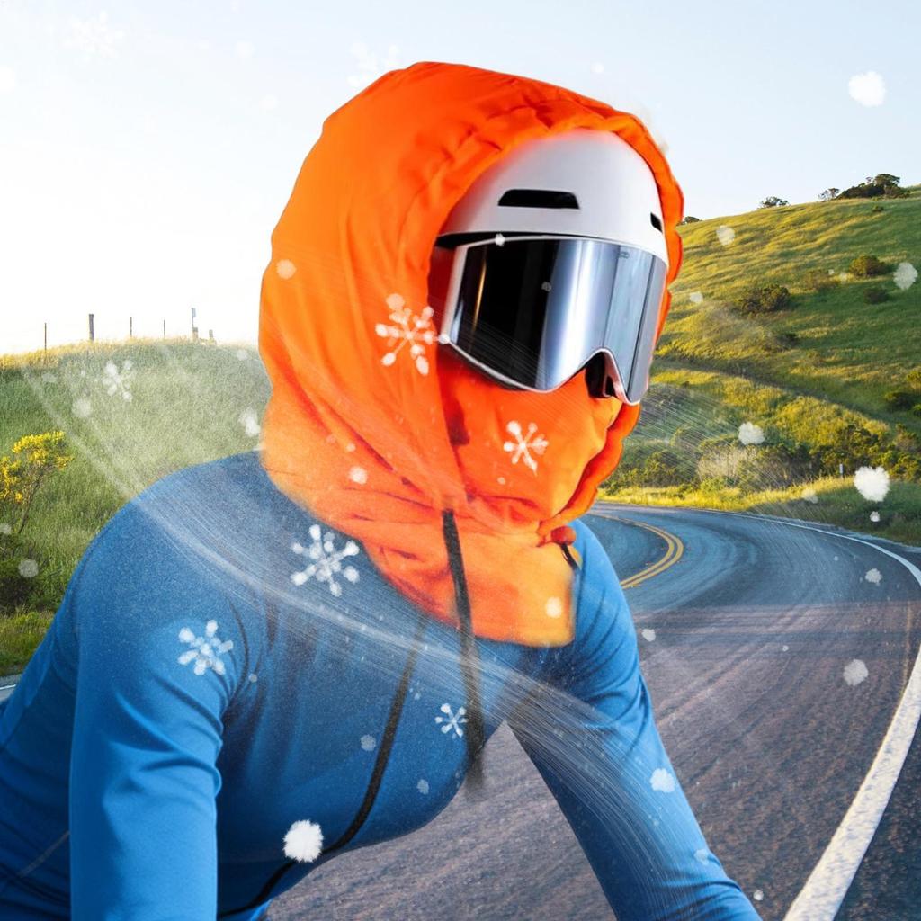 Waterproof Hood Fleece Breathable Windproof Waterproof Warm Headwear Winter Face Cover For Cycling Dust Outdoor Work Hiking