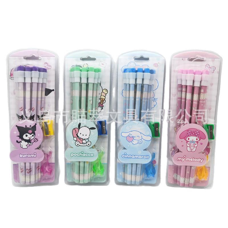 Sanrio Labubu Pencils & Sharpener Set – Creative Student Stationery for Smooth Writing
