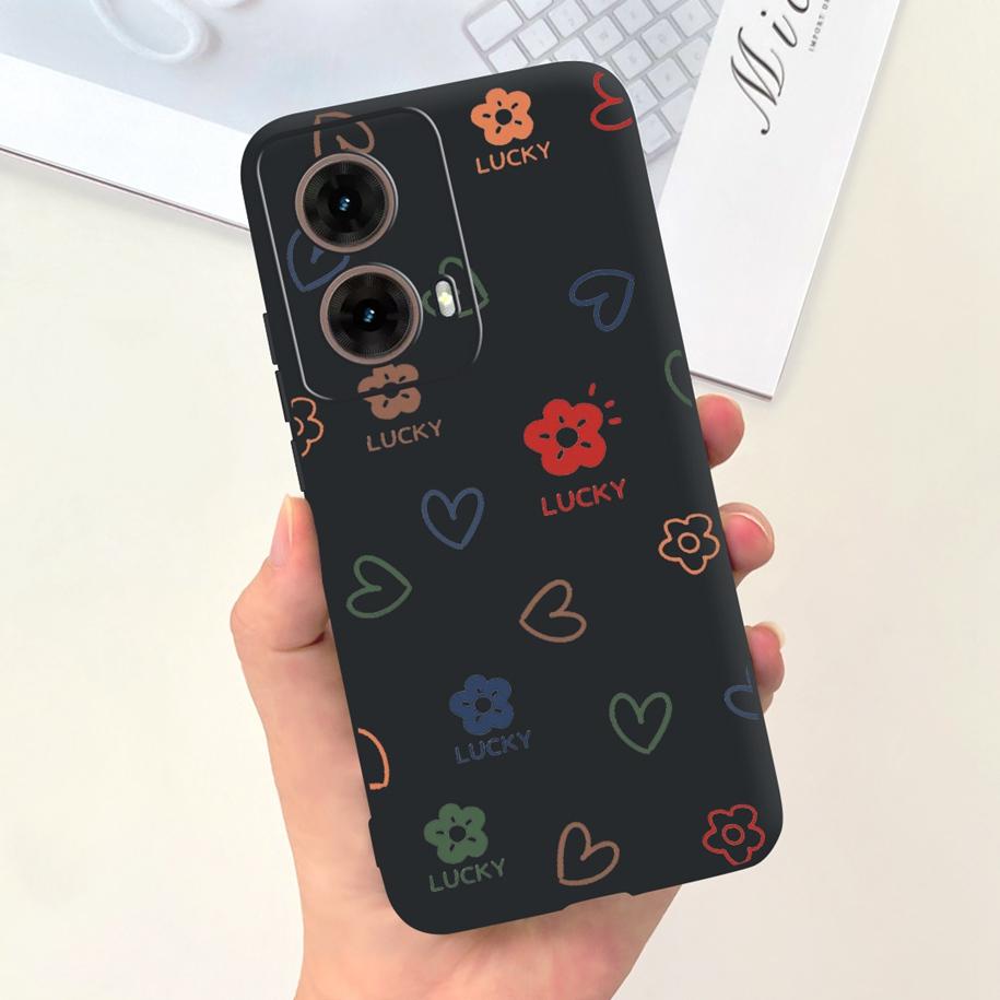 For Motorola Moto G85 5G Case Cute Astronaut Girls Soft Silicone TPU Phone Cover For Moto G85 2024 Funda G 85 MotoG85 Matte Case
