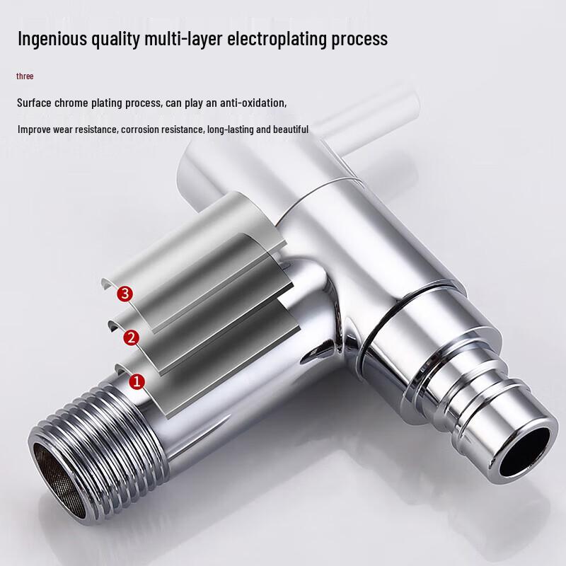 Larsd Extended Stainless Steel Washing Machine Faucet