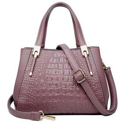 New Women's Bag Messenger Bag Crocodile Pattern Bag Shoulder Handbag