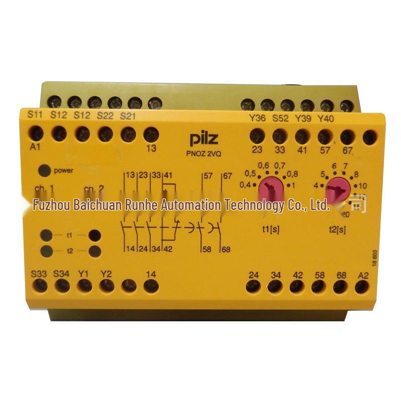 Pilz PNOZ 2VQ 24VDC Relay 774013 - 3NO/1NC/2NO Timer