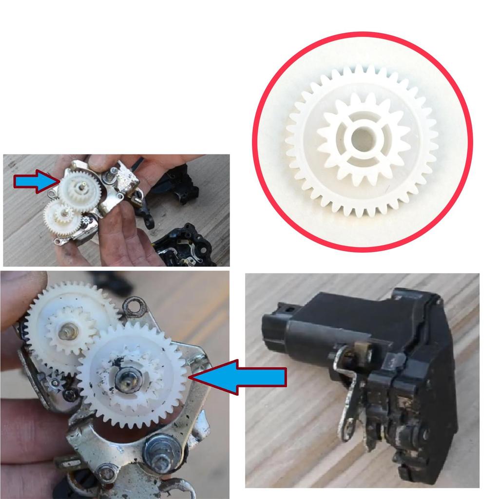 BGE742 Front Door Central Lock Actuator 5-Pin Motor Repair Gear for Kia Cerato MK1 LD 2003-20011 Sephia Spectra 95735-2F010