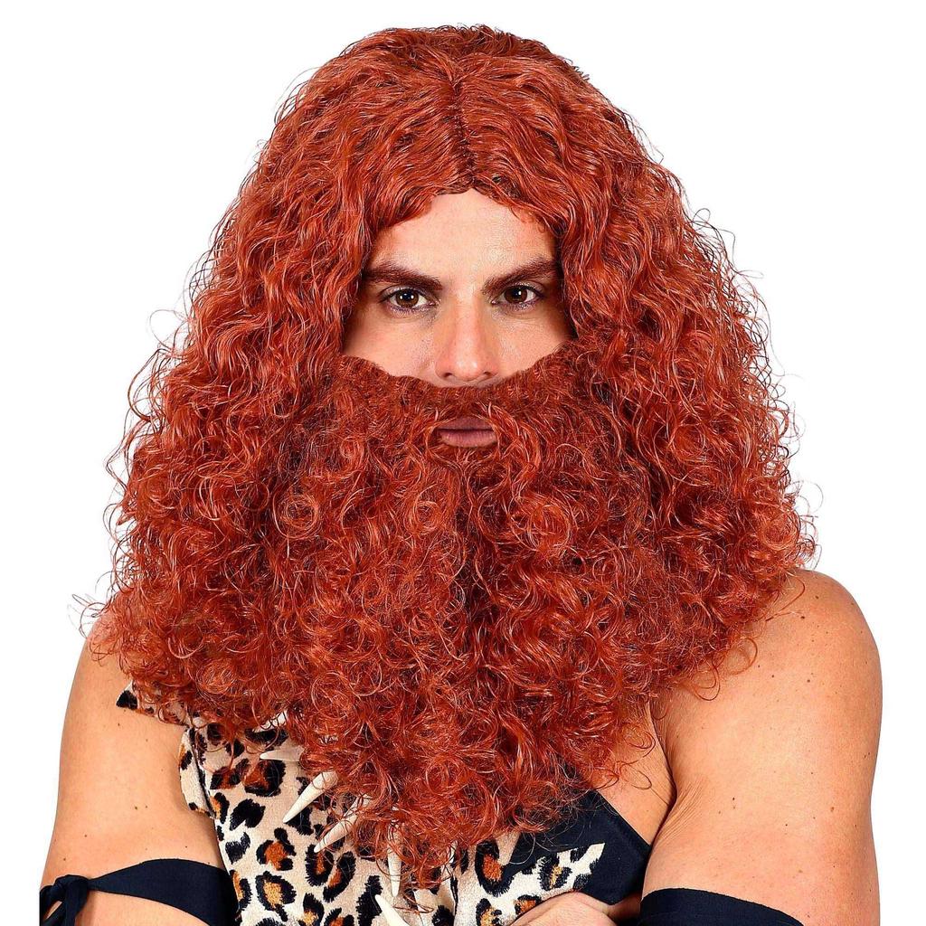 Perruque Noire Avec Mèches Blanches à Frange