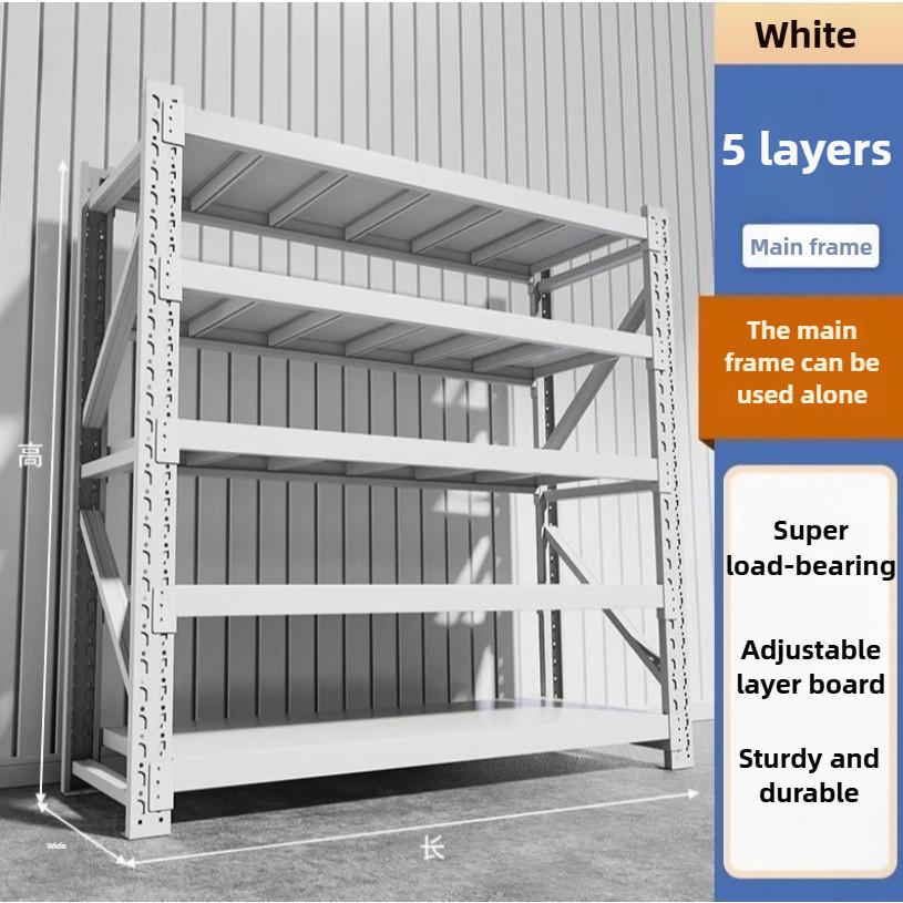 Warehouse Heavy-duty Floor Display Rack Household Supermarket Multi-function Iron Shelf Thickening Storage Shelves