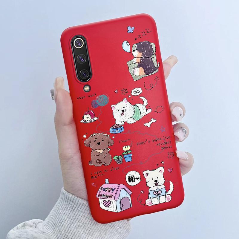 For Xiaomi Mi 9 SE Case Cute Cartoon Panda New Patterned Silicone Matte Soft Protection Cover For Xiaomi Mi 9 Mi9 SE Phone Cases