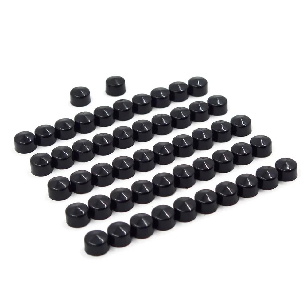 Motorcycle Part 77 Piece Black Caps Cover Kit For 04-15 Harley Sportster Engine & Misc Bolt Nut Chrome