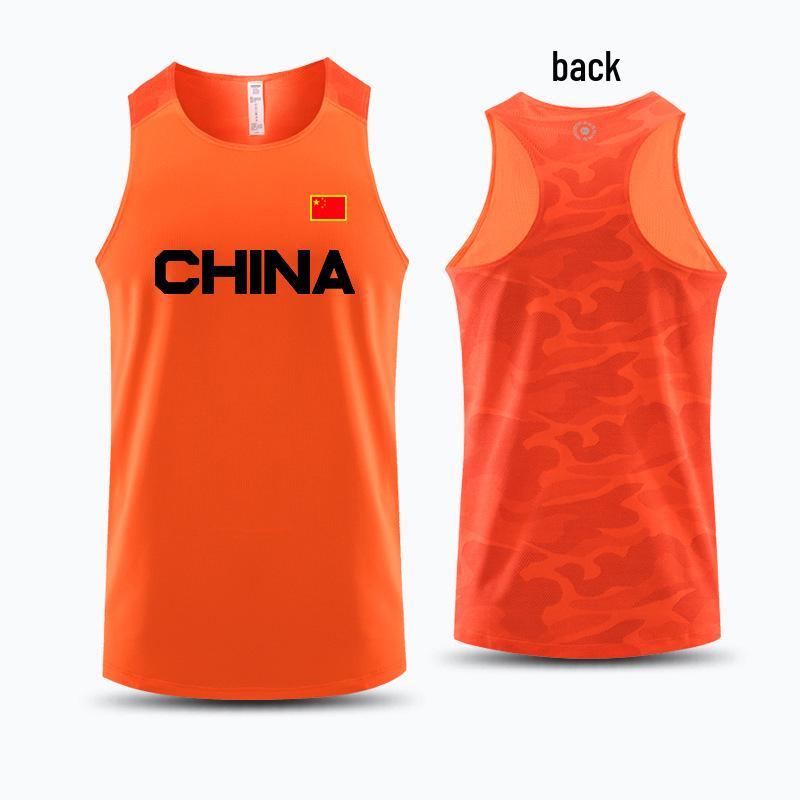 Unisex Quick-Dry Marathon Tank Top & Shorts Set for Summer Athletics