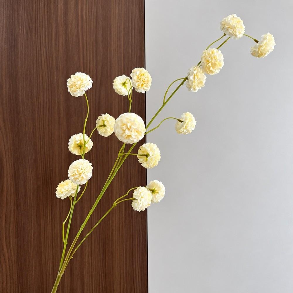 Multi-Head Artificial Ball Shape Flower Bouquets Plastic Fake Flowers Wedding Decoration