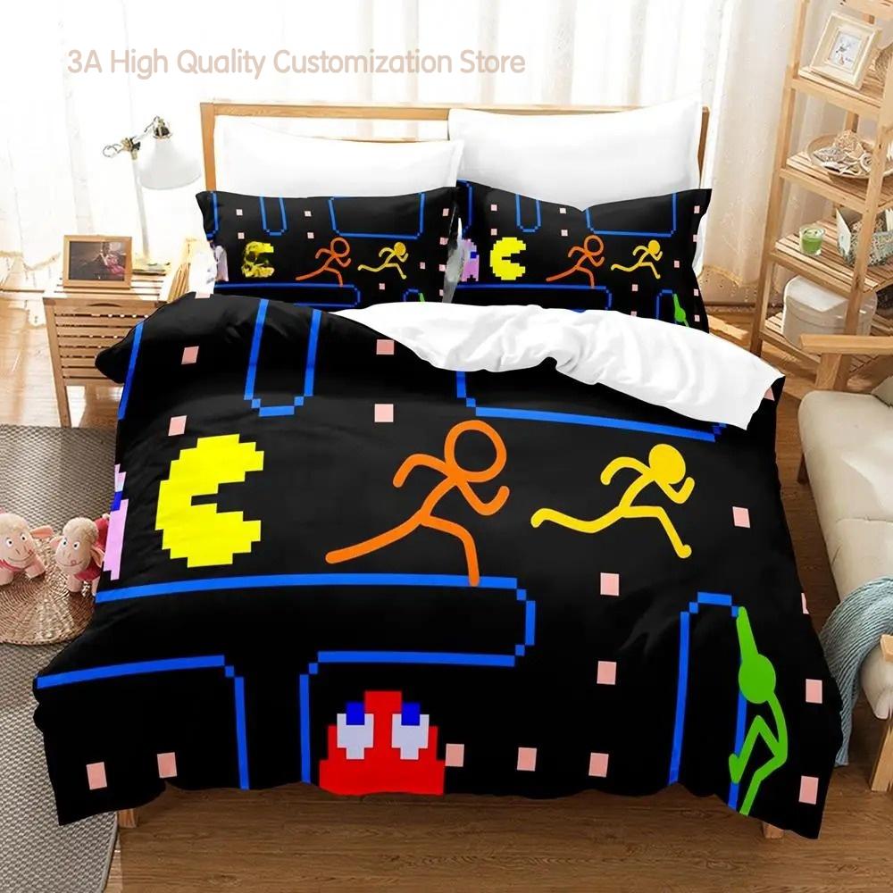 

Comforter Alan Becker Bedding Set Single Twin Full Queen King Size Bed Set Aldult Boys Bedroom s 3D Print Game Be Comforter (quilt)-EU Single(135*200cm)3pcs