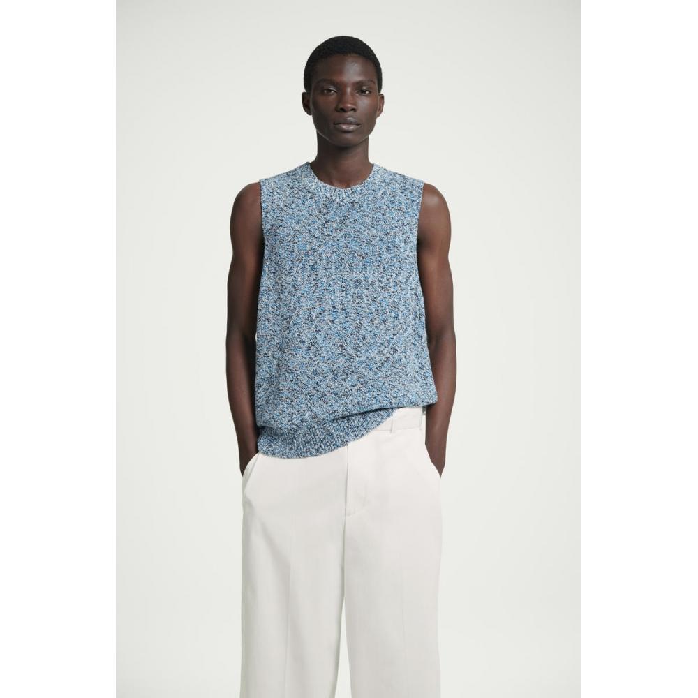 

COS Japan меланжевый жилет blue melange/S