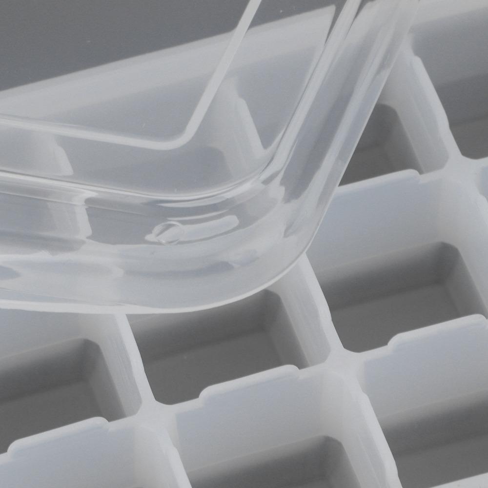 Silicone Ice Cube Mold With PP Lid Small Cubes Ice Tray Reusable Ice Cubes Tray Kitchen