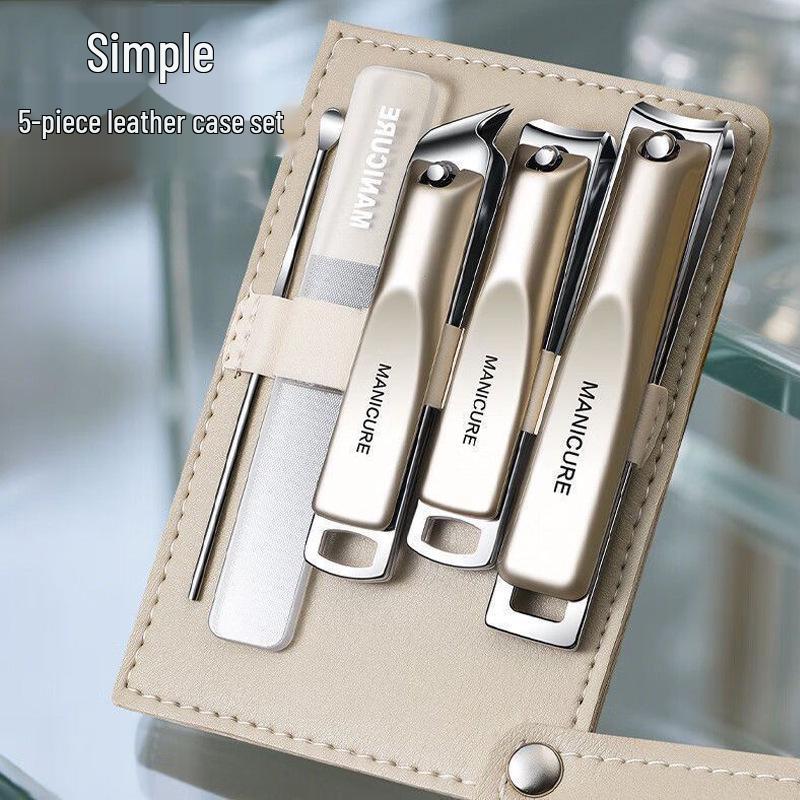Deluxe Nail Clipper Set: Complete Manicure Tools with Custom Logo for Hands & Feet