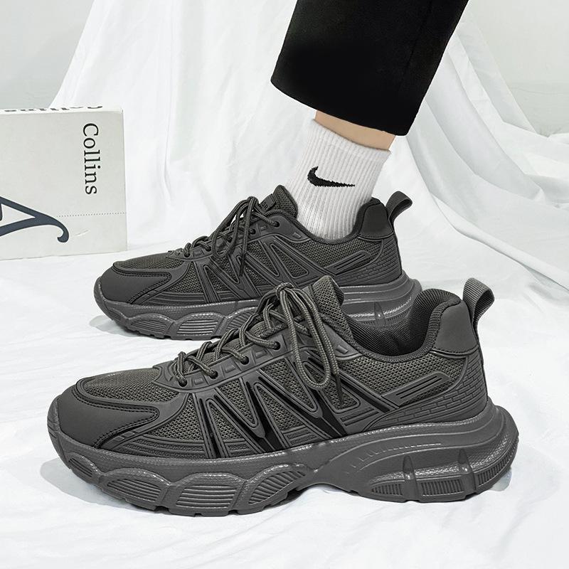 Atmungsaktive Mesh-Schuhe Plateau Dad-Schuhe Neue Herren-Freizeit-Plateau-Herrenschuhe Leichte Luxus-Sportschuhe