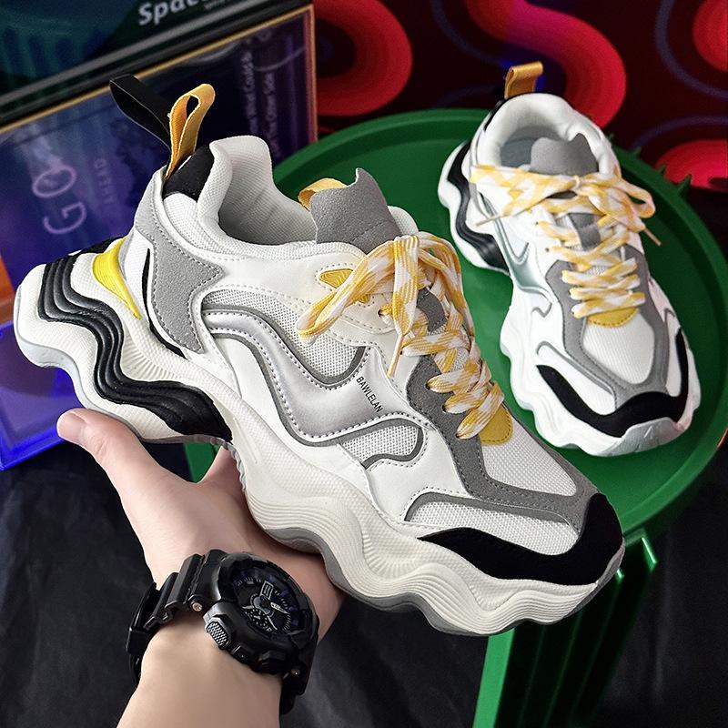 

Новые кроссовки мужские повседневные кроссовки ретро кроссовки для папы спортивная обувь амортизация трендовый бренд мужская обувь легкие и сверхлегкие 39