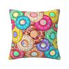 Custom Chocolate Donut Doughnut Pillow Case Xcm Sofa Funny Pattern Food Luxury Cushion Cover Car Pillowcase