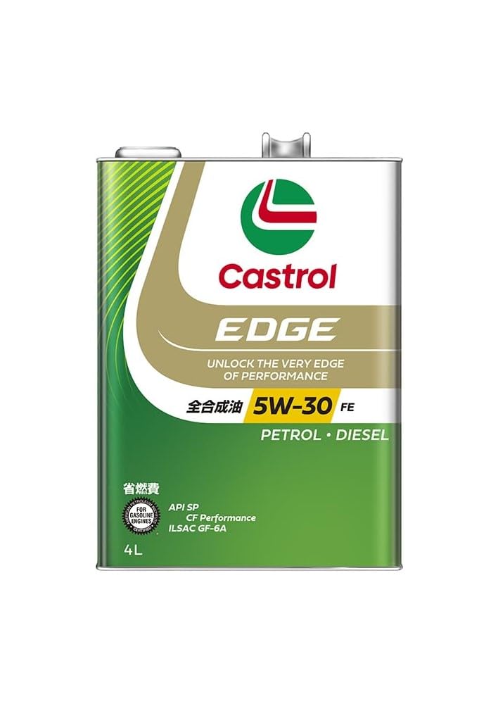 

Castrol EDGE 5W-30 API SP 4 л Моторное масло, Полностью синтетическое, для 4-колесных бензиновых и дизельных автомобилей