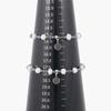 Mini Pearl Point Cut Rondelle Bracelet (C2503AC1278_WT)