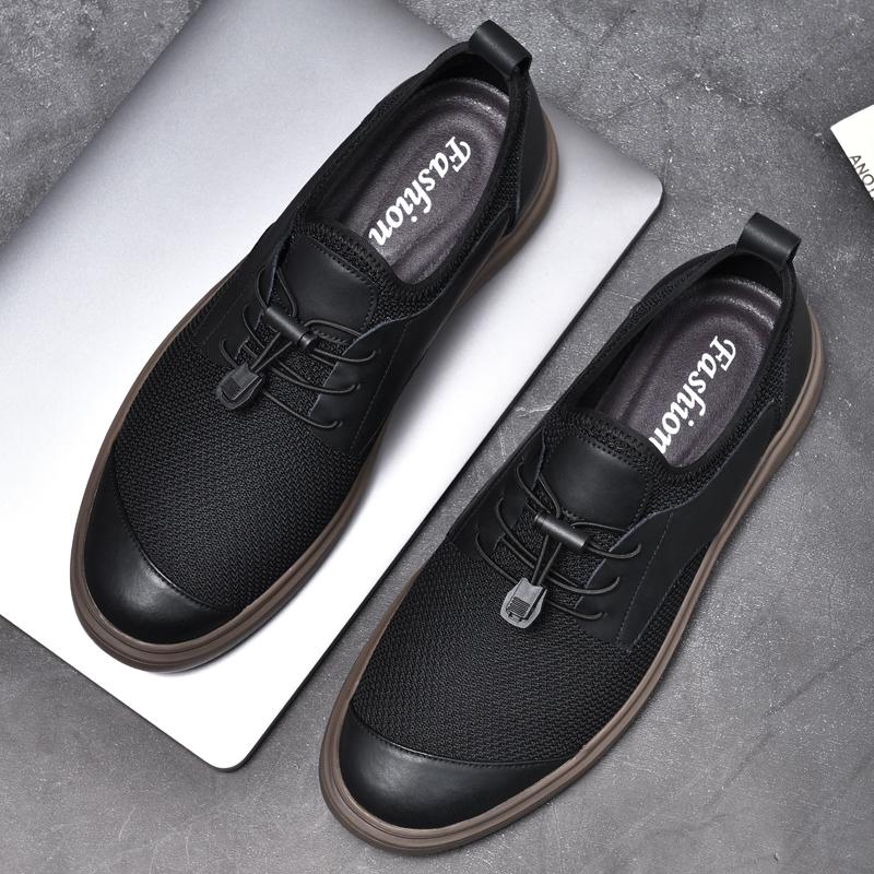 

Модные новые модели высококачественных кроссовок для мужчин на открытом воздухе. Модные минималистичные мужские кожаные спортивные кроссовки для мужчин на открытом воздухе. 46 чёрный