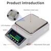 1 KG 5KG 10KG Precision Balance Electronic Balance Scale LCD Backlight Lab Analytical Balances EU Plug With RS232 Interface