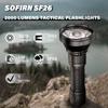 sofirn SF26 LED Handheld High 2000 5 Modes of IPX8 Ideal for Disaster Power and Also for Hiking and Camping Flashlight, Powerful, Military-Grade,