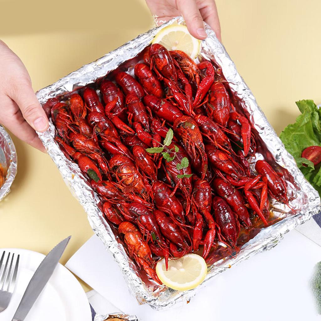 1 Rolle Alufolie Rolle Spezialpapier Ölabsorbierendes Grillpapier Pad Backpapier Haushaltsküche Ölfestes Papier